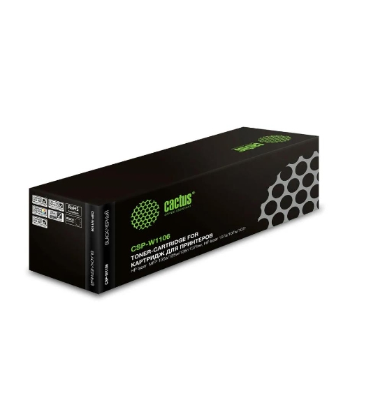 Картридж лазерный Cactus CSP-W1106 черный (1000 стр.) для HP Laser 107a/107r/107w/135a MFP/135r MFP/135w MFP/137fnw MFP
