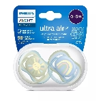 Пустышка Philips ultra air, солнышко/радуга, для мальчиков, 0-6 мес., 2 шт., фото3