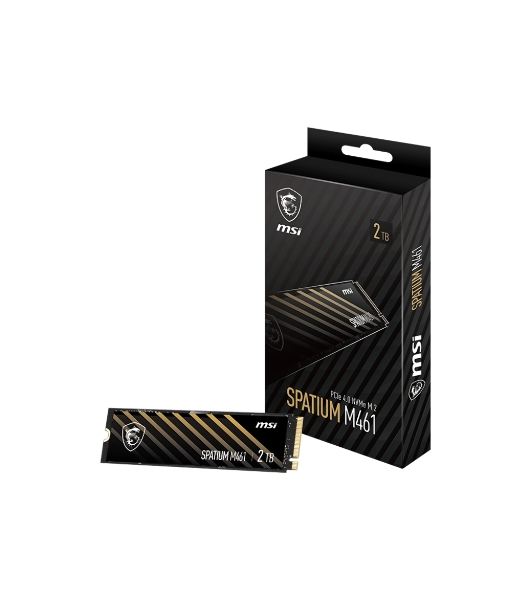 Накопитель SSD MSI SPATIUM M461, 2TB, M.2 2280, PCIe 4.0 x4, NVMe, R/W 5000/4200