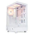 Компьютерный корпус HSPD F510, Panoramic Mid Tower, белый, TG, 0.5 SPCC, 3x120мм ARGB ATX, mATX, mITX 180/280/160мм 1x2.5', 1x3.5', 7xPCI 2xUSB-A 3.0 356x218x467мм, фото23