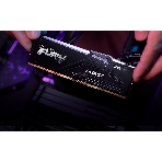 Оперативная память Kingston Fury Beast, DDR5, 64Gb (2x32GB), 5600MHz, CL36, DIMM, радиатор, RGb, черный, фото5