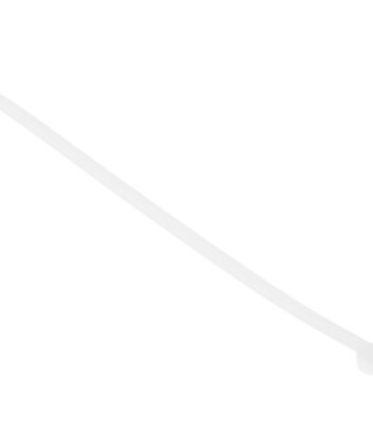 Стяжки Cablexpert NYT-250x7.6 пластиковые 250 мм х 7.6 мм, белые (100 шт.)