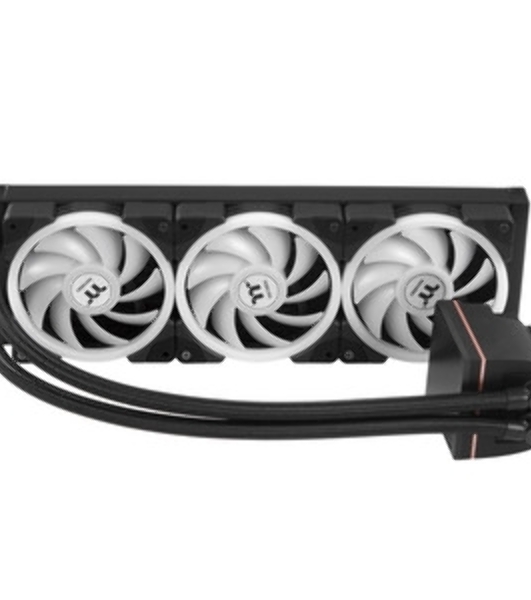 Система жидкостного охлаждения Thermaltake MAGFloe 360 Ultra ARGB Soc-AM5/AM4/1200/1700/1851 черный 4-pin 30.6dB Al+Cu LCD Ret (CL-W432-PL12SW-A)