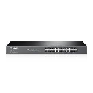 Коммутатор сетевой TP-Link SMB TL-SG1024 Коммутатор 24LAN 10/100/1000Mb/s Unmanagersd Gigabit Rackmount Switch