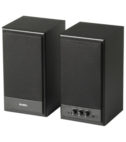 Акустическая система SVEN SPS-702 2.0 черный 40Вт