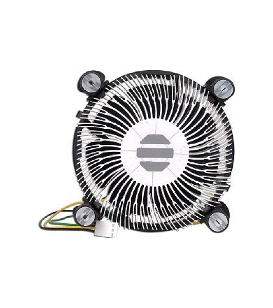 Кулер Intel E97379 серебристый/черный 90мм алюминий 2500rpm 27db 4-pin 73W 58мм