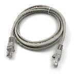 Патч-корд Buro UTP cat.5e 2м серый RJ-45 (m)-RJ-45 (m), фото 1