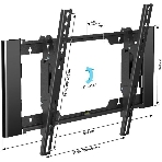Кронштейн для телевизора Holder T4925-B черный 26'-55' макс.40кг настенный наклон, фото2