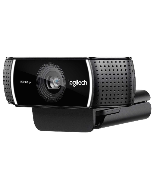 Веб-камера Logitech C922 Pro Stream 1920x1080, 30 кадр/с, USB Type-A, микрофон (2 шт, шумоподавление), автоматическая фокусировка, автоосвещение, универсальное крепление