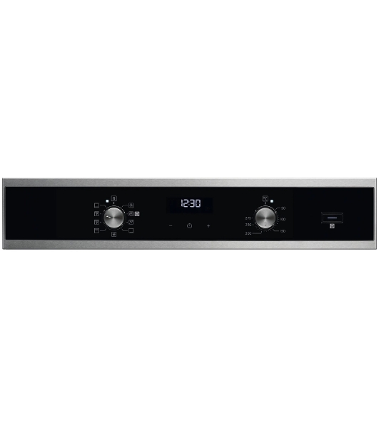 Встраиваемый духовой шкаф Electrolux EOD5F71X с паром, 60 см, каталитическая очистка, 72 л, 8 режимов, нержавеющая сталь,направляющие проволочные + телескопические (1 уровень)