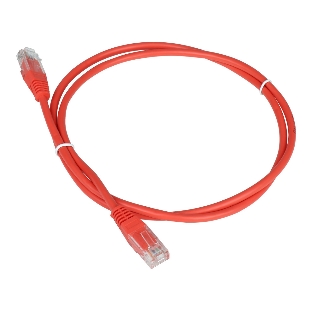 Патч-корд LANMASTER TWT UTP cat.5e, с заливными колпачками, 1.0 м, оранжевый