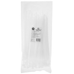 Стяжки Cablexpert NYT-250x7.6 пластиковые 250 мм х 7.6 мм, белые (100 шт.), фото 1
