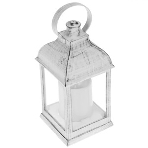 Декоративный фонарь Neon-night со свечкой, белый корпус, размер 10.5х10.5х22,35 см, цвет теплый белый, фото6