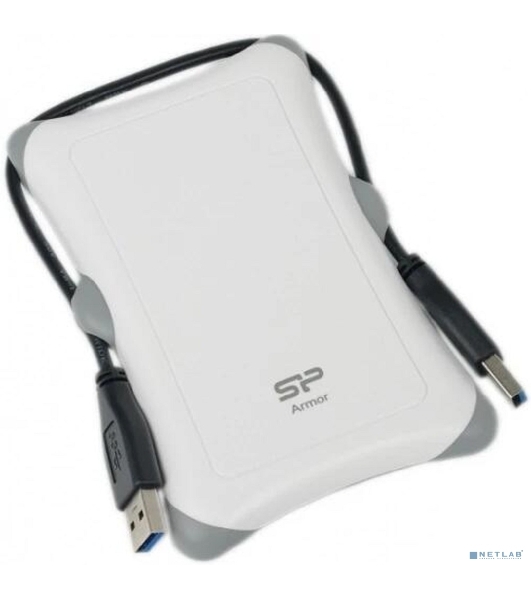 Внешний HDD Silicon Power USB 3.0 2Tb A30 SP020TbPHDA30S3W Armor 2.5' белый