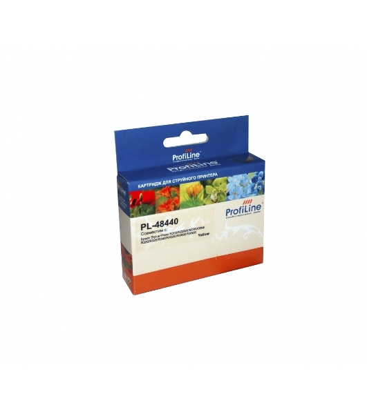 Картридж струйный ProfiLine PL-T0484 для принтеров Epson StylusPhoto R200/R220/R300/R300M/R320/R325/R340/RX500/RX600/RX620 Yellow водн