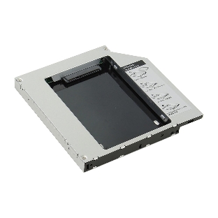 Мобил рек AgeStar SSMR2S, для замены привода в ноутбуке на 2,5', SATA, черный