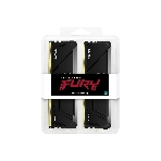 Оперативная память Kingston Fury Beast, DDR4, 64GB (2x32GB), 3200MHz, CL16, DIMM, с радиатором, RGB, черный, фото5