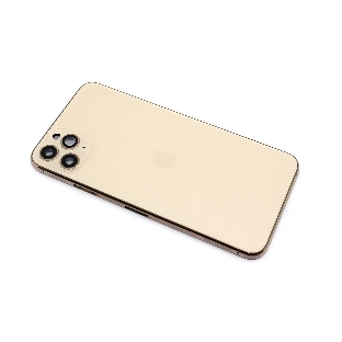 Задняя крышка (корпус) в сборе с рамкой для Apple iPhone 11 Pro Max золотой