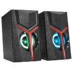 Акустическая система 2.0 Qumo TRON AS007, 10 ВТ, объемное звучание, RGb подсветка, USB/Jack 3,5мм, фото6