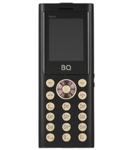 Мобильный телефон BQ 1858 Barrel черный/золотистый