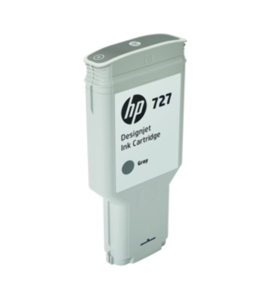 Картридж струйный HP 727 с чернилами фотографического черного цвета для принтеров Designjet, 300 мл