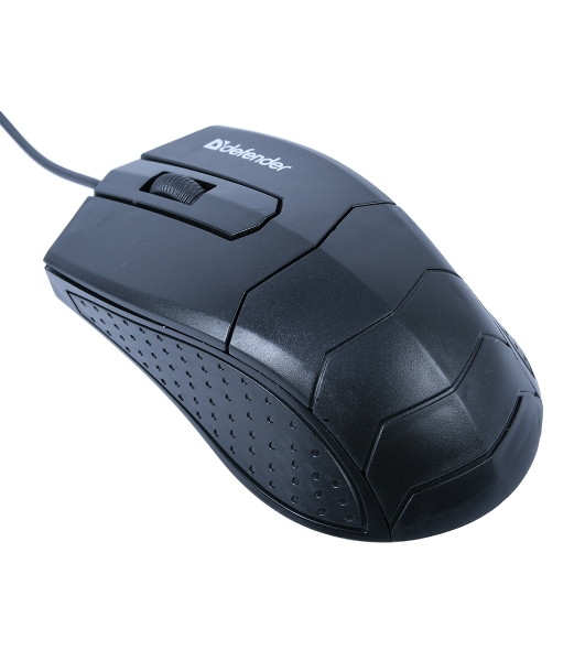 Мышь проводная Defender HIT MB-530 черный, 1000 dpi, USB, кнопки - 3