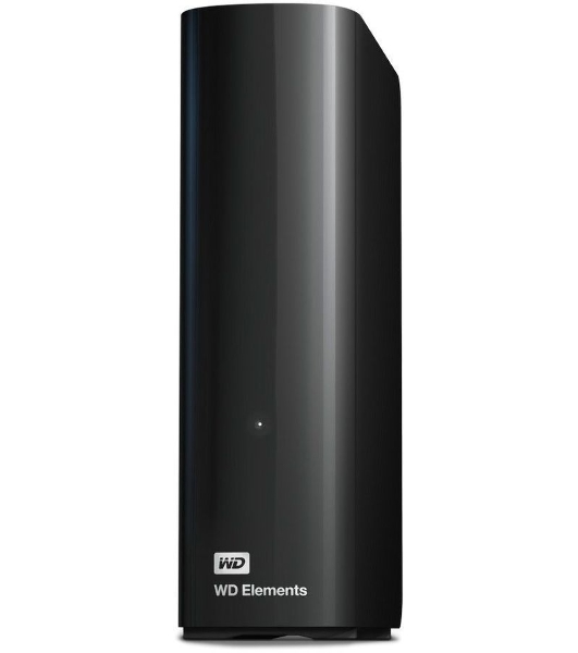 Внешний HDD 3.5' Western Digital Elements Desktop, 16TB, USB 3.2 Gen 1 Type-A, 5400 rpm, черный