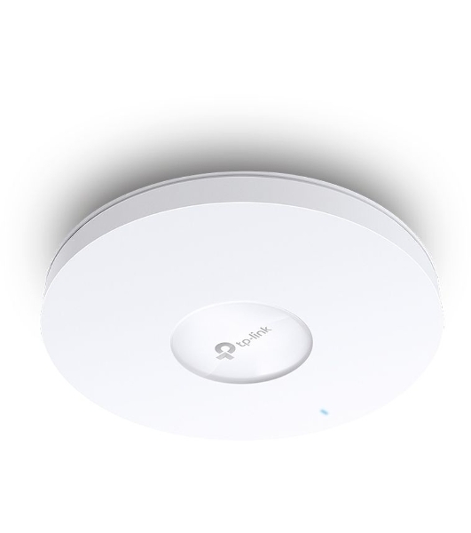 Потолочная точка доступа TP-Link EAP653 AX3000 Ceiling Mount Dual-Band Wi-Fi 6 Access Point, 1 1Gbps RJ45 Port, 574Mbps at2.4 GHz + 2402 Mbps at 5 GHz, 802.3at POE, 2 Internal Antennas