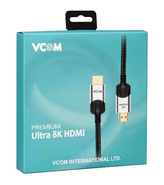 Кабель VCOM CG865-2M HDMI 19M/M,ver. 2.1, 8K@60 Hz 2 м VCOM CG865-2M