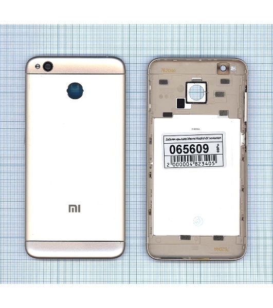 Задняя крышка для Xiaomi Redmi 4X золотой