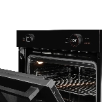 Встраиваемый духовой шкаф Kuppersberg HT 612 Black ШхВхГ: 59.5х59.6х56.5 см, 72 л, А+, гидролизная очистка, черный, фото 1