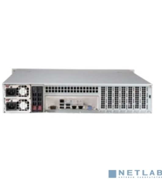 Корпус Supermicro CSE-826BAC4-R920LPB, 2U, 8 x SAS3 & 4 x hybrid NVMe 3.5 bays