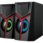 Акустическая система 2.0 Qumo TRON AS007, 10 ВТ, объемное звучание, RGb подсветка, USB/Jack 3,5мм, фото5