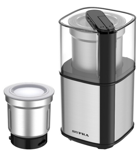 Кофемолка SUPRA CGS-320 300 Вт, 80 г, серебристый