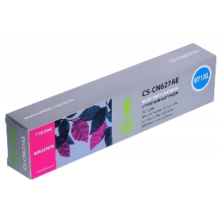 Картридж струйный Cactus CS-CN627AE 971XL пурпурный (110 мл) для HP Officejet Pro X476dw/X576dw/X451dw