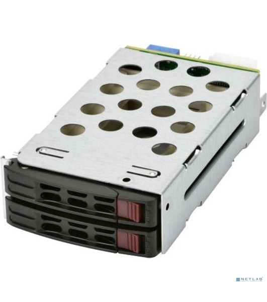 Переходник для установки 2х2.5' NVMe Supermicro MCP-220-00160-0N - Dual 2.5' NVMe Drive BKT (743/745/502/503/510/512/515)