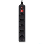 Сетевой фильтр Buro 500SH-1.8-UPS-B 1.8 м, 5 розеток, черный, коробка, фото5