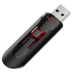 Флешка USB SanDisk CZ600 Cruzer Glide (SDCZ600-016G-G35), 16Gb, USB 3.0, R/W 100/30, черный/красный, фото2