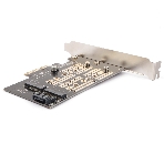 Адаптер AgeStar AS-MC02 PCI-E для M.2 SATA SSD+M.2 NVME SSD Card, фото2