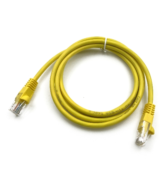 Патч-корд Buro UTP cat.5e 1.5м желтый RJ-45 (m)-RJ-45 (m)