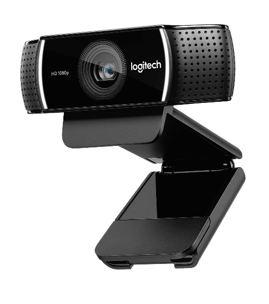 Веб-камера Logitech C922 Pro Stream 1920x1080, 30 кадр/с, USB Type-A, микрофон (2 шт, шумоподавление), автоматическая фокусировка, автоосвещение, универсальное крепление