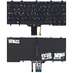 Клавиатура для ноутбука Dell Latitude E7250 E7270 черная без рамки с подсветкой, фото3
