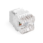 Модуль-вставка Keystone Jack RJ-45 ExeGate KJ-8P8C-U-C6A-180SH-Dual (Кат.6A, неэкранированная, 180 градусов, со шторками, IDC Krone/110), фото3