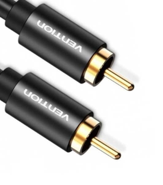 Кабель Vention аудио RCA M/RCA M - 1м черный