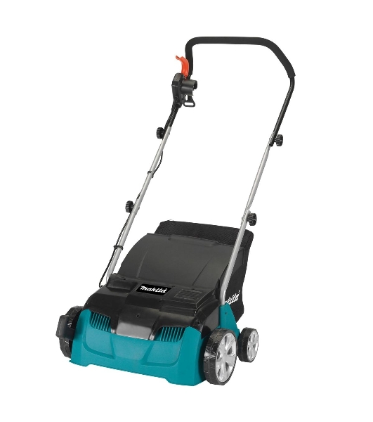 Газонокосилки Makita UV3200 Скарификатор, 1300Вт,32см,3500об\мин,5уров(-10+10мм),30л,нож-фреза,12кг,кор