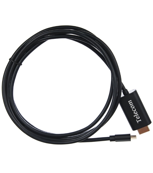 Кабель TelecomUSB3.1 Type-Cm --> HDMI A(m) 4K@30Hz, 1.8m TCC005-1.8M