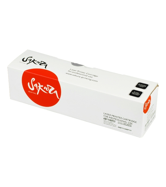 Картридж Sakura 45807111/4580721 для OKI B412/432/512/MB472/492/562, черный, 12 000 к