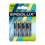 Элемент питания алкалиновый Ergolux LR03 BL-4 LR03 BL-4 1.5В Alkaline (блист.4шт), фото 1