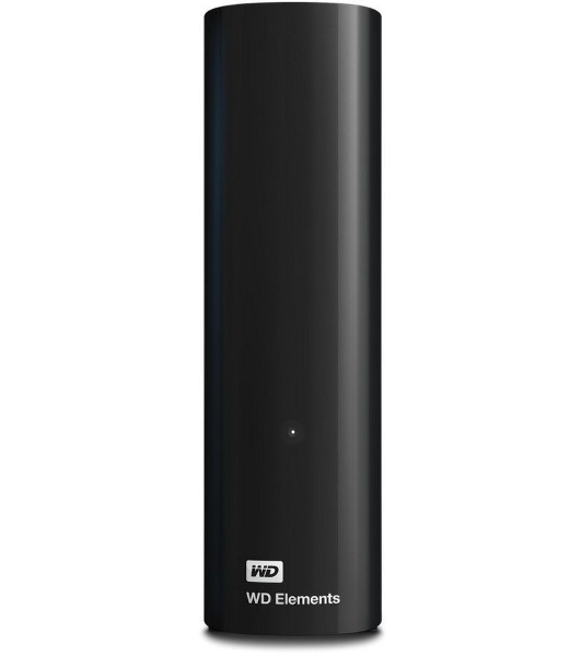 Внешний HDD 3.5' Western Digital Elements Desktop, 16TB, USB 3.2 Gen 1 Type-A, 5400 rpm, черный