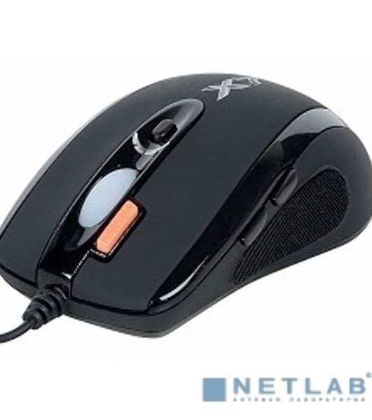 Мышь проводная A4Tech X-718BK черный, 3000 dpi, USB, кнопки - 7